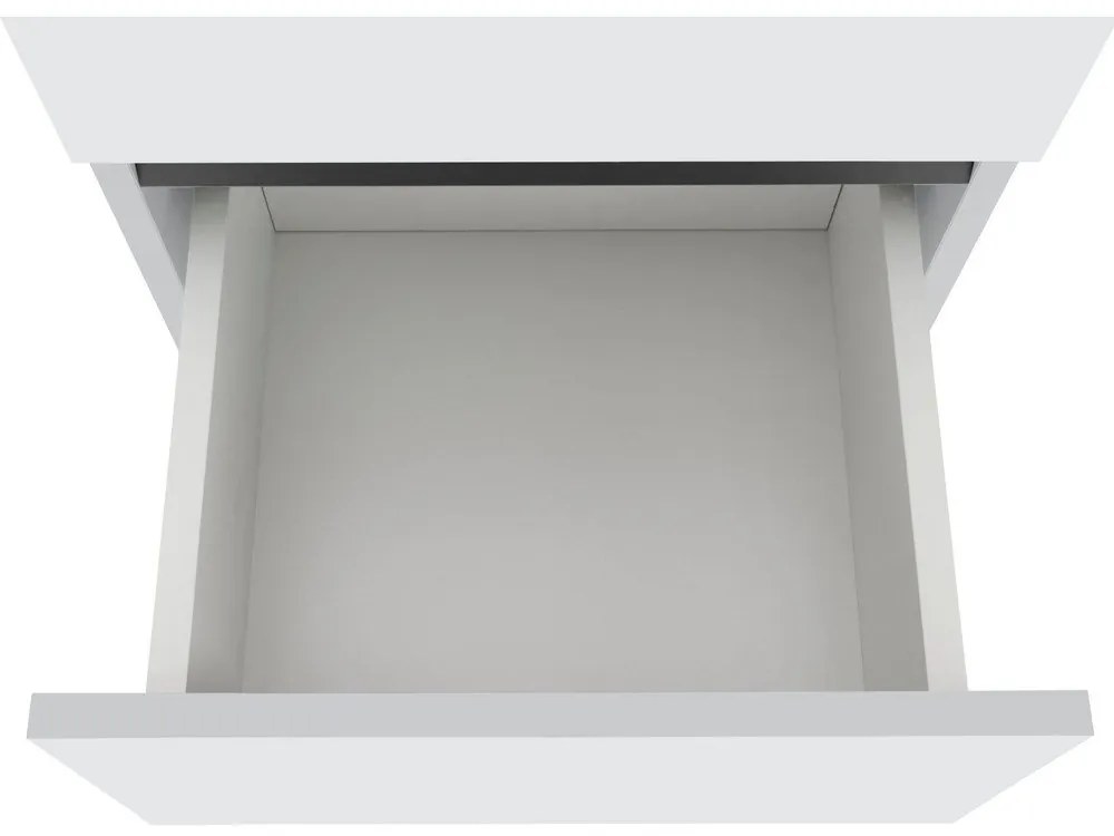 Biela kúpeľňová skrinka Støraa Wisla, 38 x 130 cm