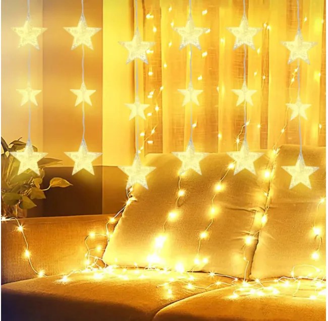 LED záves CD005 s diaľkovým ovládaním