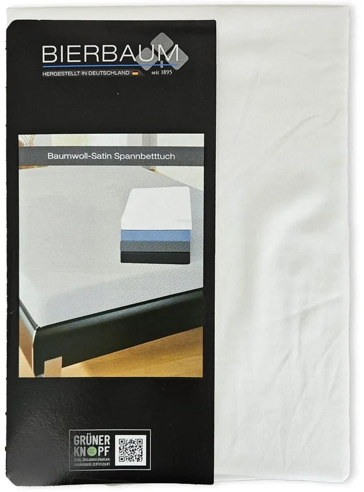 Bierbaum saténová plachta Offwhite - 140x200 cm