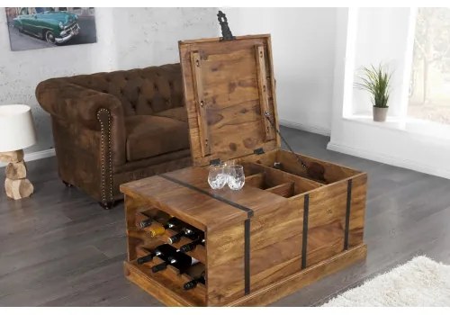 Konferenčný stôl 39060 100x60cm Winebar Drevo Palisander - Komfort-nábytok