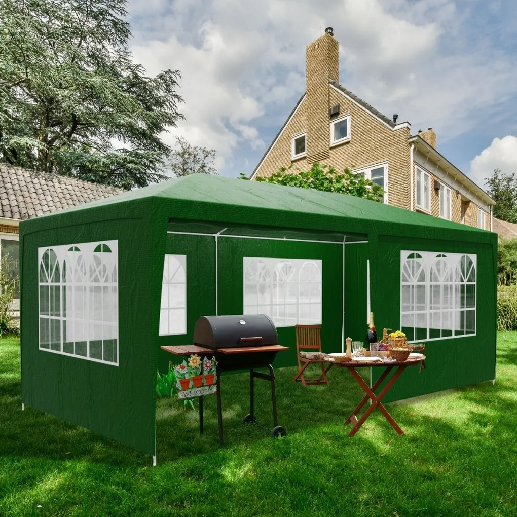 Párty stan NEAPOL, 3x6m, zelená Jurhan