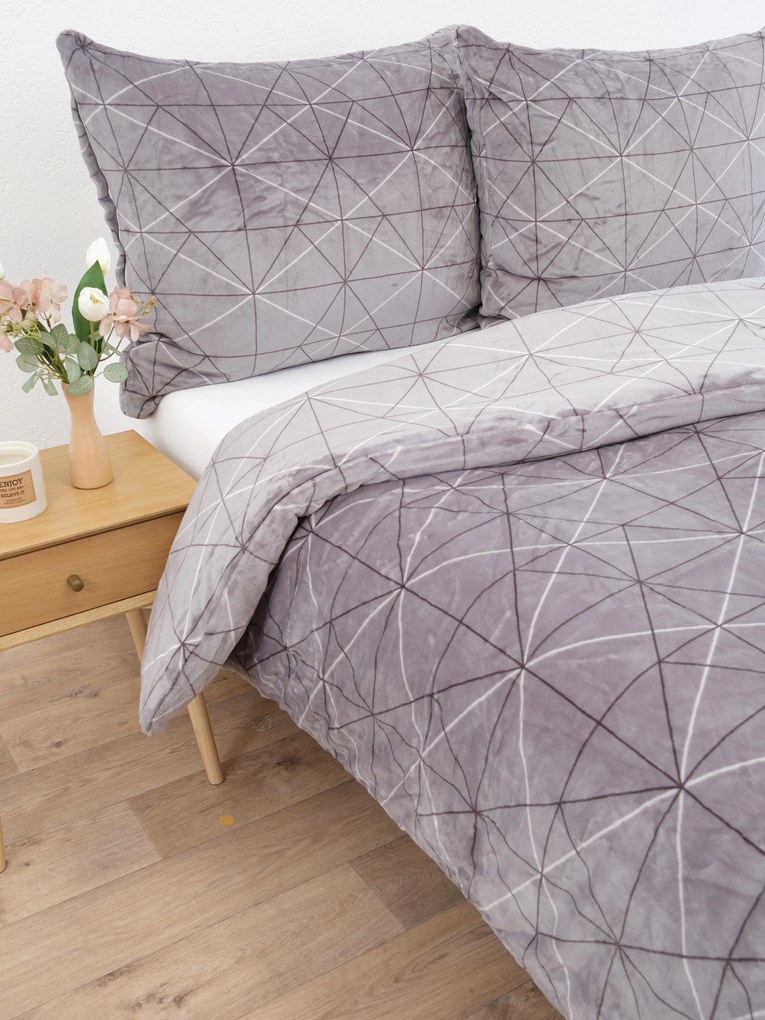 Francúzske obliečky mikroplyš Exclusive – Sebastian sivý