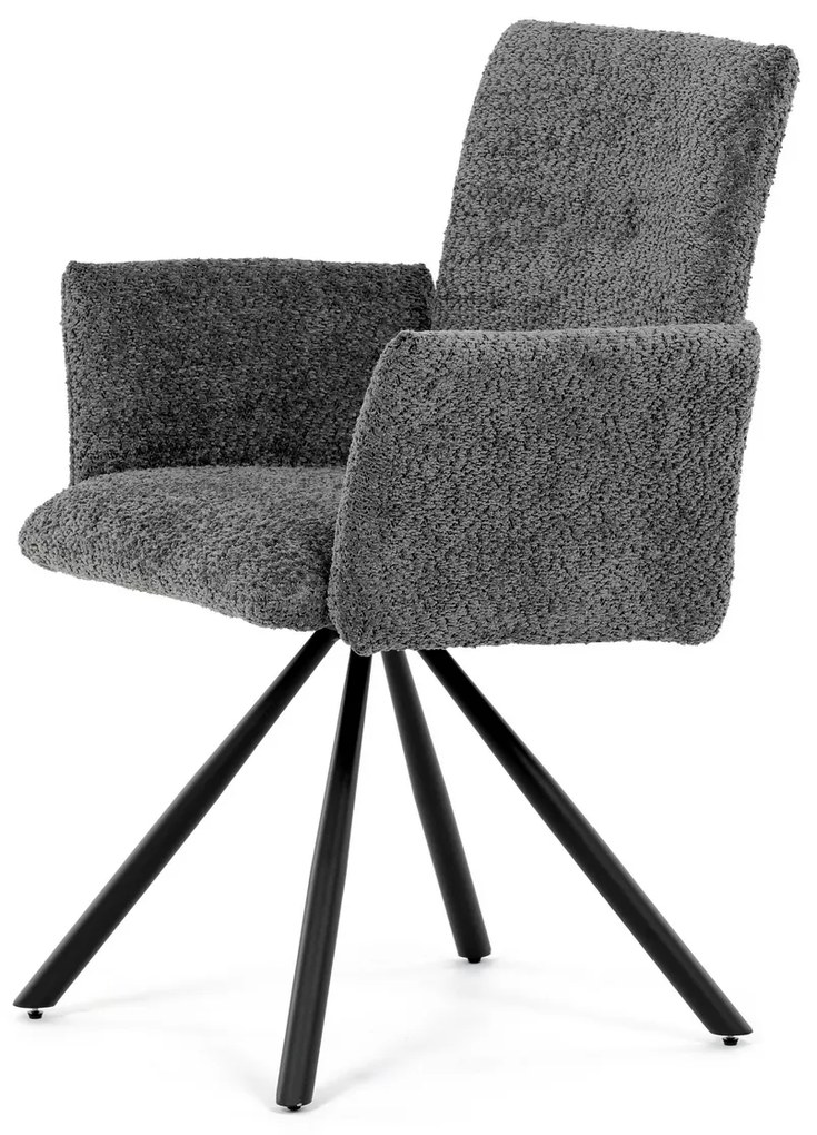 Sada jedálenských stoličiek s vratným mechanizmomDCH-W1117 GREY2, 2 ks