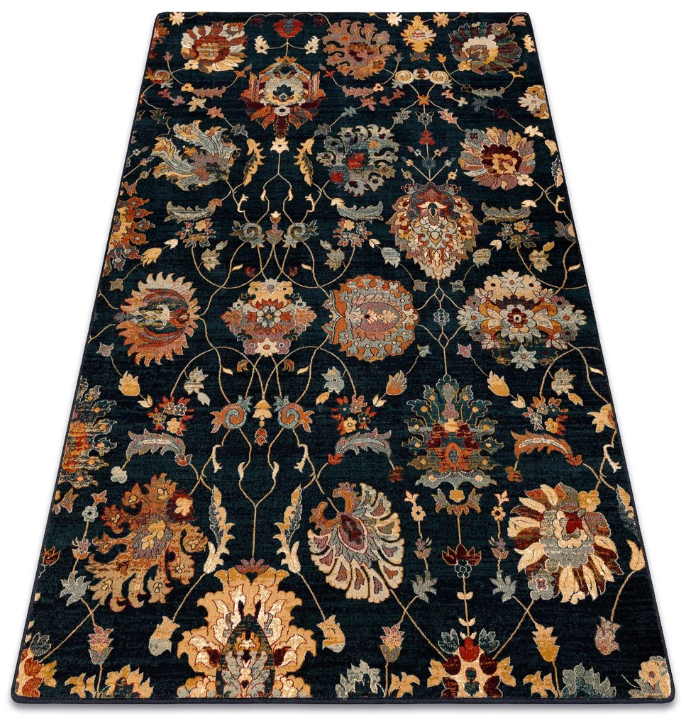 Vlnený koberec SUPERIOR LATICA Navy