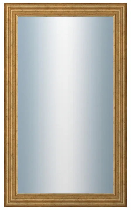 DANTIK - Zrkadlo v rámu, rozmer s rámom 60x100 cm z lišty HRAD zlatá patina (2822)