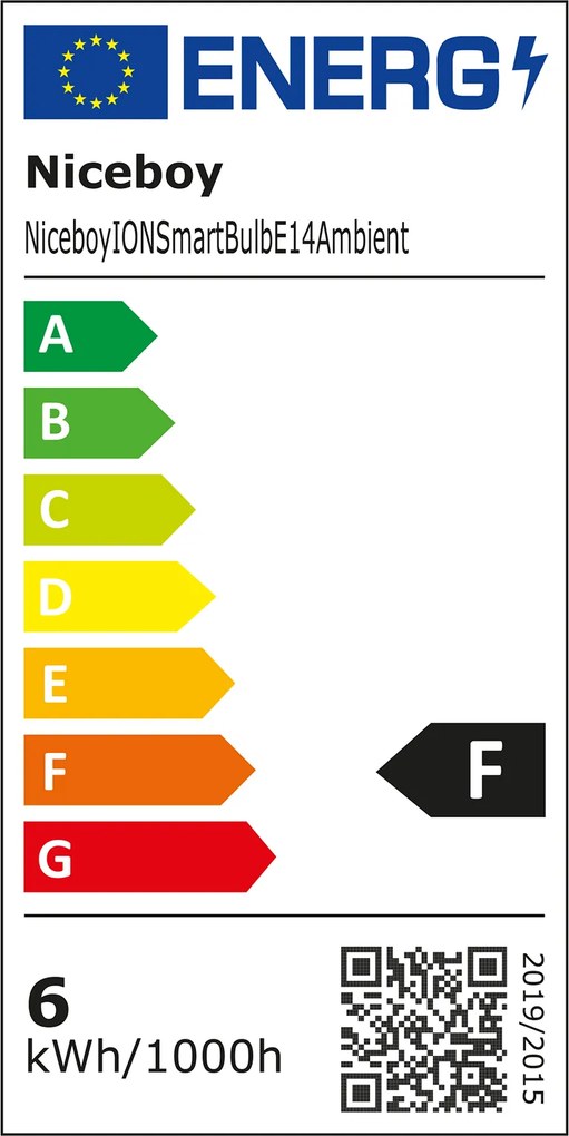 Žiarovky Niceboy ION SmartBulb AMBIENT 5,5 W, E14, 2 ks