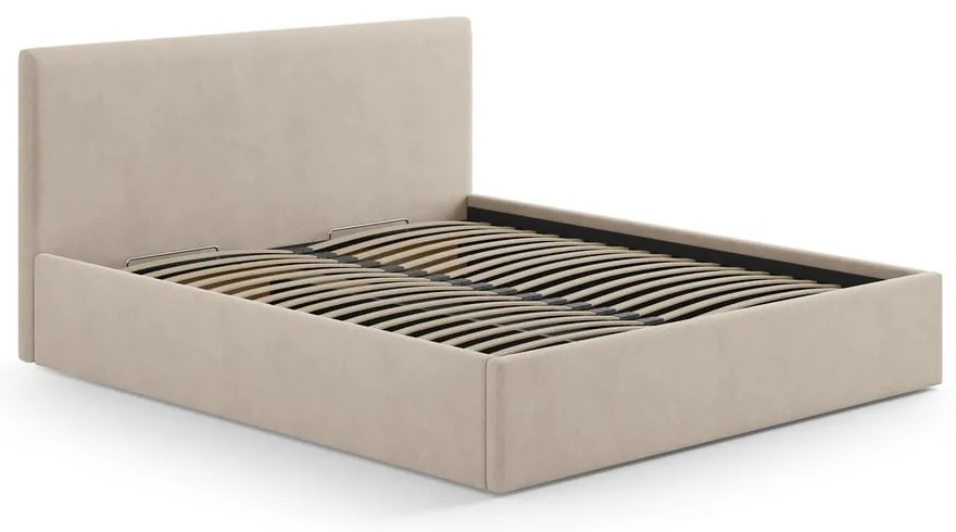 Svetlohnedé čalúnené čelo postele 150,5x100 cm Remo – Micadoni