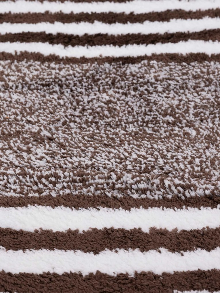 Kúpeľňová predložka 50×80 cm - Ella tmavohnedá