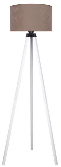Brilagi - Stojacia lampa VELVET 1xE27/60W/230V biela/béžová