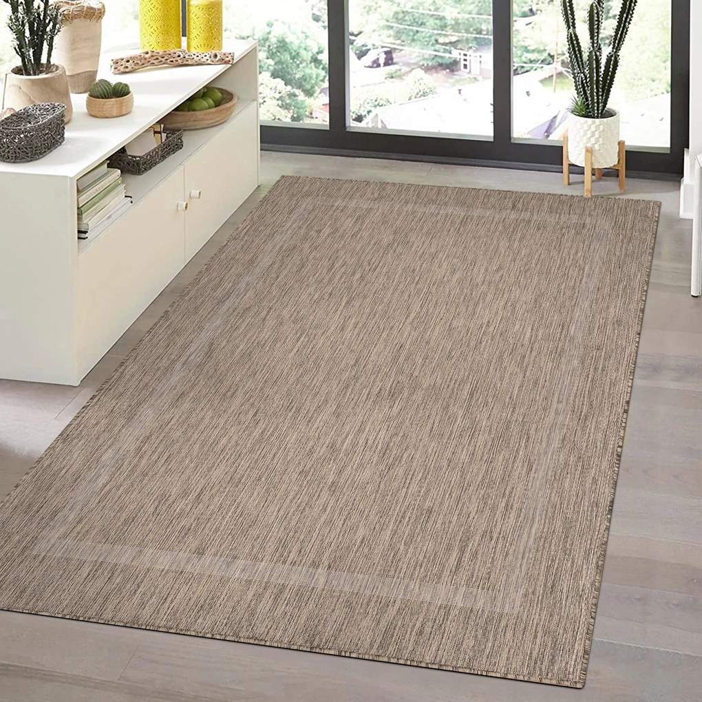 Ayyildiz, Kusový koberec Relax 4311 Brown, 80x150, hnedá, chodba / predsieň