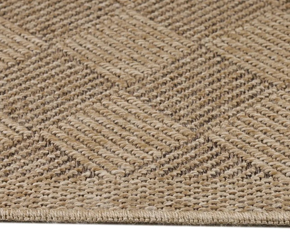 Vonkajší koberec v čierno-prírodnej farbe 120x170 cm Dhaka – Ayyildiz Carpets