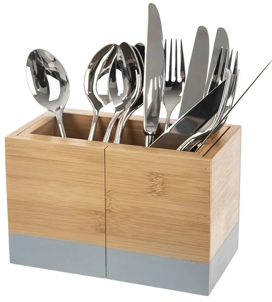 Orion Organizér kuchynský a kozmetický, bambusový stojan, nastaviteľný FANY