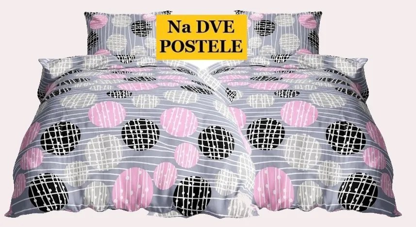 Obliečky Sisa Bavlna 2x70x90 2x140x200 cm