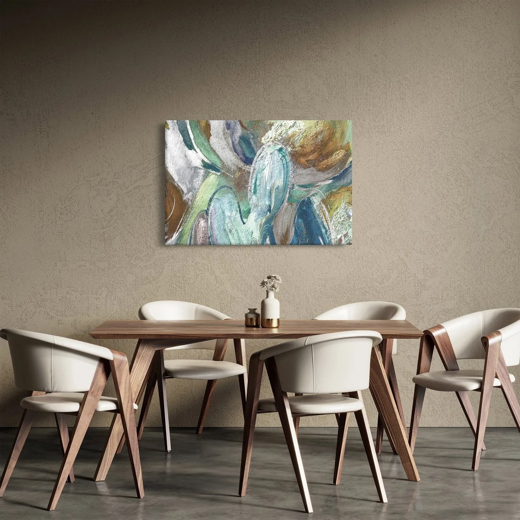Obraz - Abstraktné maľba postavy (90x60 cm)