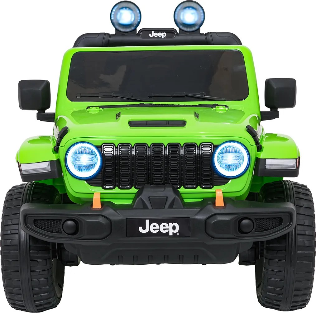 Ramiz Jeep Wrangler Rubicon LIFT elektrické autíčko pre deti zelené