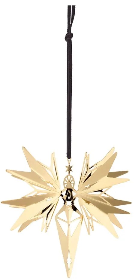 Závesná vianočná dekorácia v zlatej farbe Kähler Design Christmas Angel