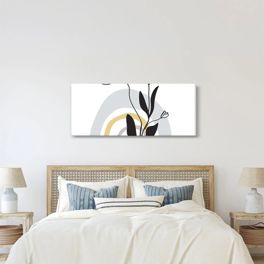 Obraz - Kvety vo váze N⁰1 (120x50 cm)