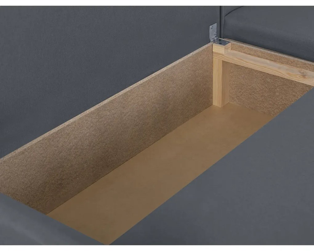 MEGA AKCE Rozkládací rohová sedací souprava ALEX Šedá