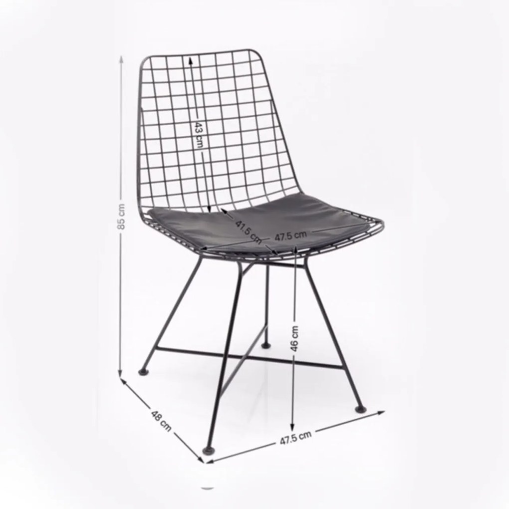 Stolička Grid 85,5 × 47,5 × 54 cm KARE DESIGN