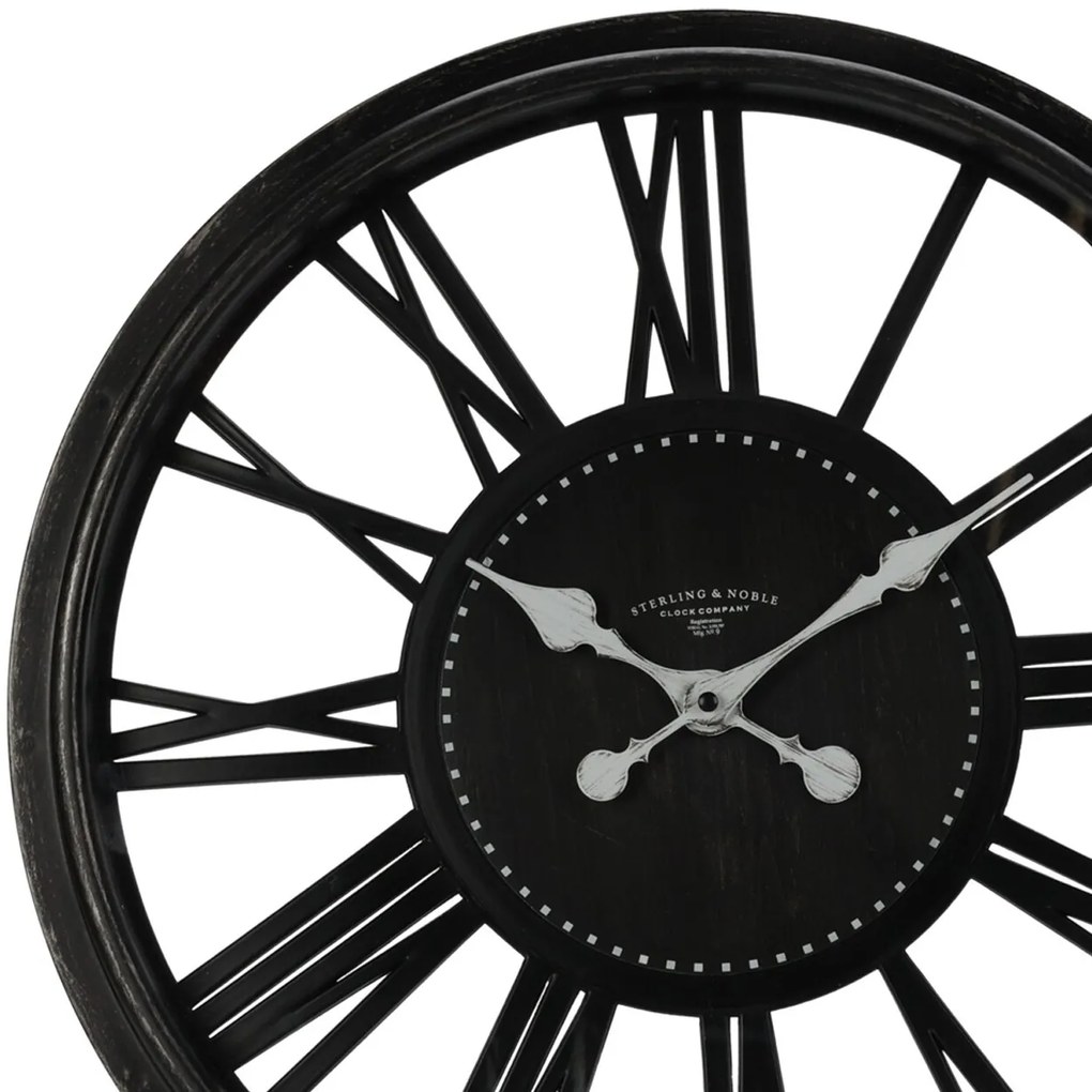 Nástenné hodiny Ria, čierna