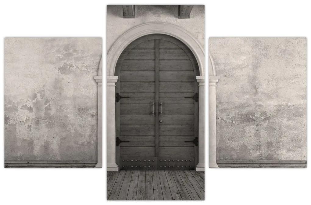 Obraz - Tajomné dvere (90x60 cm)