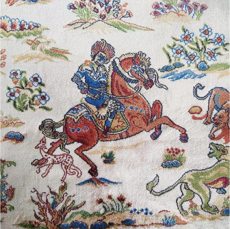 DY Hodvábny exkluzívny koberec Qum Silk 10 - krémová Rozmer: 200x300 cm