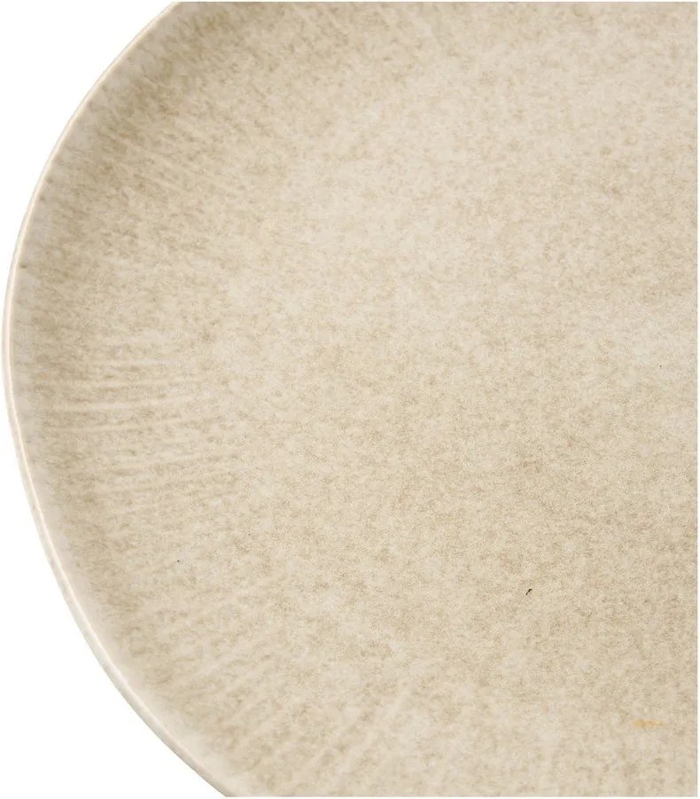 Sivobéžové kameninové taniere v súprave 4 ks ø 21 cm Viola – House Nordic