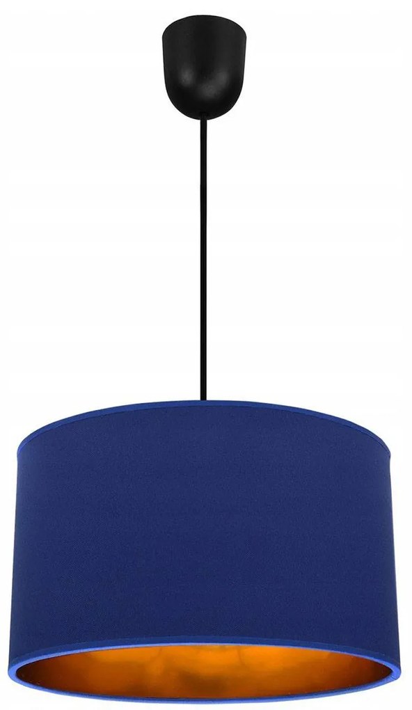 Závesné svietidlo Shade, 1x textilné tienidlo (výber zo 6 farieb), (výber z 3 farieb konštrukcie), (fi 35cm), lp, g