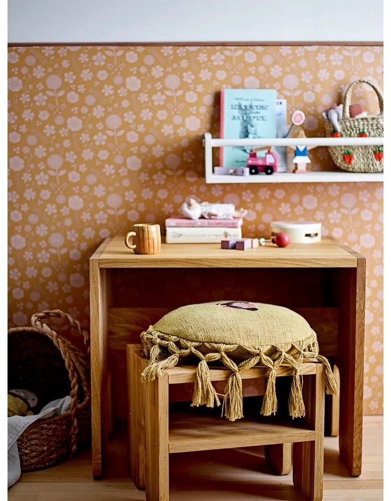 Detský vešiak z masívu paulownie v prírodnej farbe Mingus – Bloomingville Mini