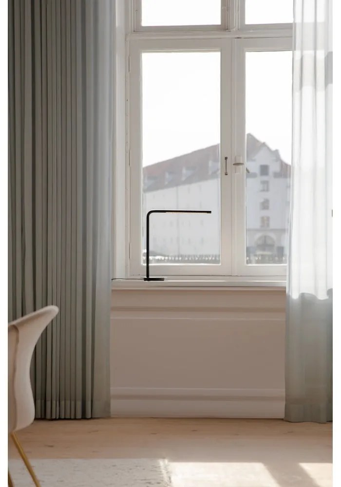 Čierna kovová LED stmievateľná stolová lampa (výška 46 cm) Omni Table – UMAGE