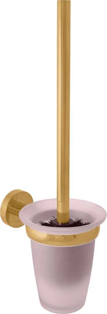 Slezák - RAV WC kefa, sklenená miska COLORADO - COA0500ZK, Zlatá brúsená