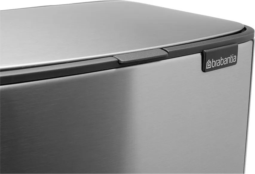 Pedálový oceľový odpadkový kôš v matne striebornej farbe 12 l Bo – Brabantia