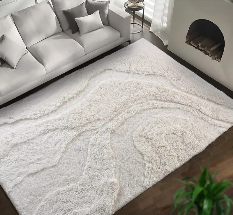 Koberec MELIBEE-IV 160 x 230 cm z pravej vlny
