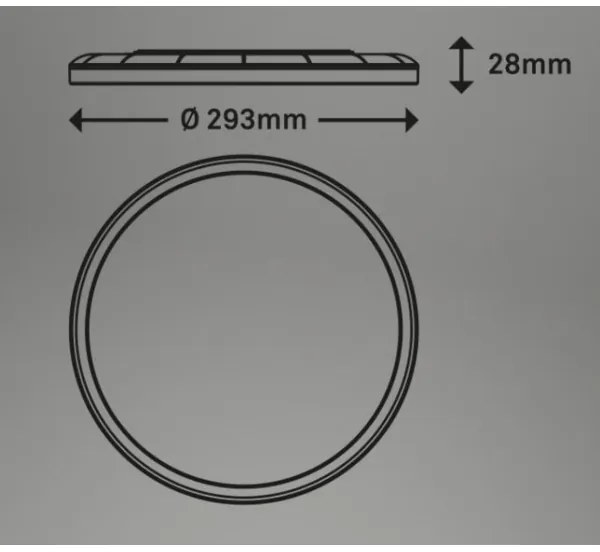 Briloner 7079-016 - LED Stmievateľné svietidlo SLIM LED/18W/230V 2700-6500K + DO