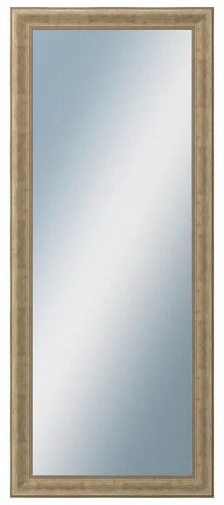 DANTIK - Zrkadlo v rámu, rozmer s rámom 50x120 cm z lišty KŘÍDLO malé zlaté patina (2774)