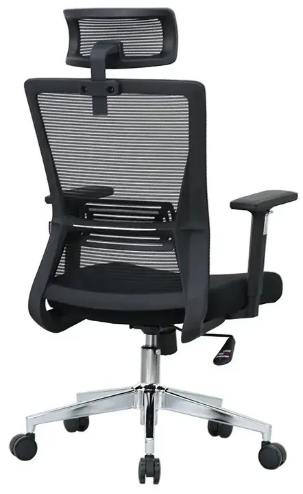 Kancelárska ergonomická stolička Neoseat JENNY — čierna, nosnosť 150 kg