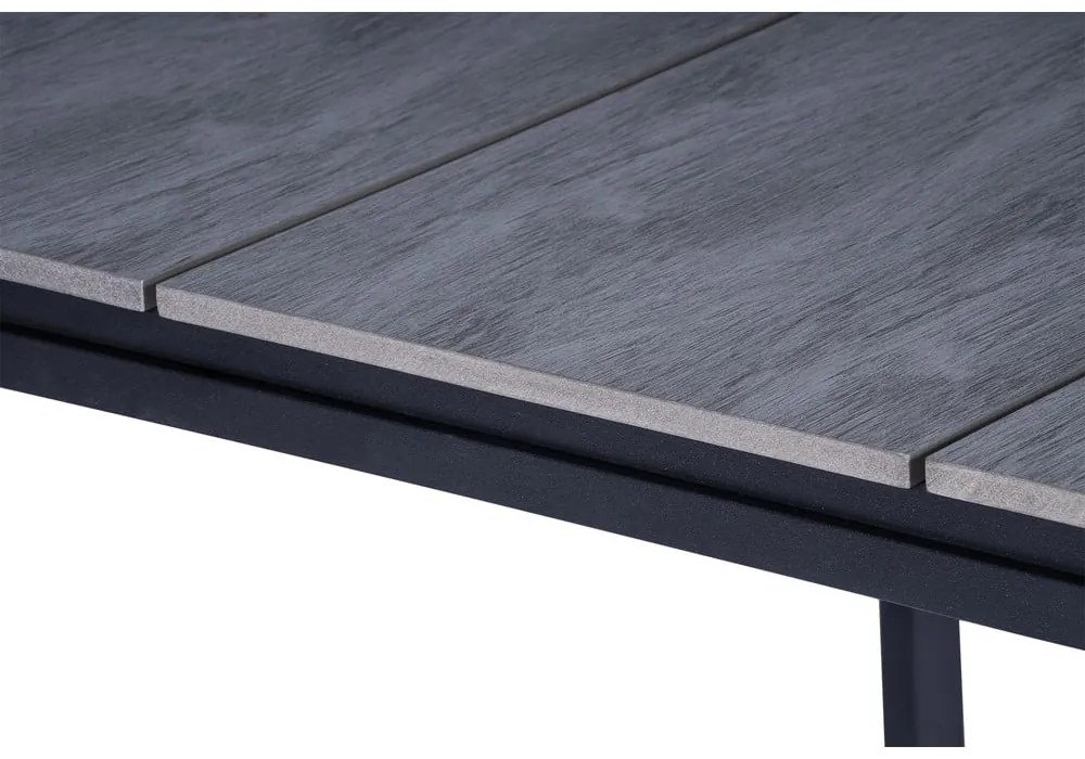 Sivý záhradný stôl Bonami Selection Strong, 100 x 100 cm
