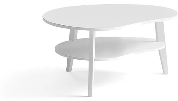 Konferenčný stolík HOLLY, 1000x800 mm, biely