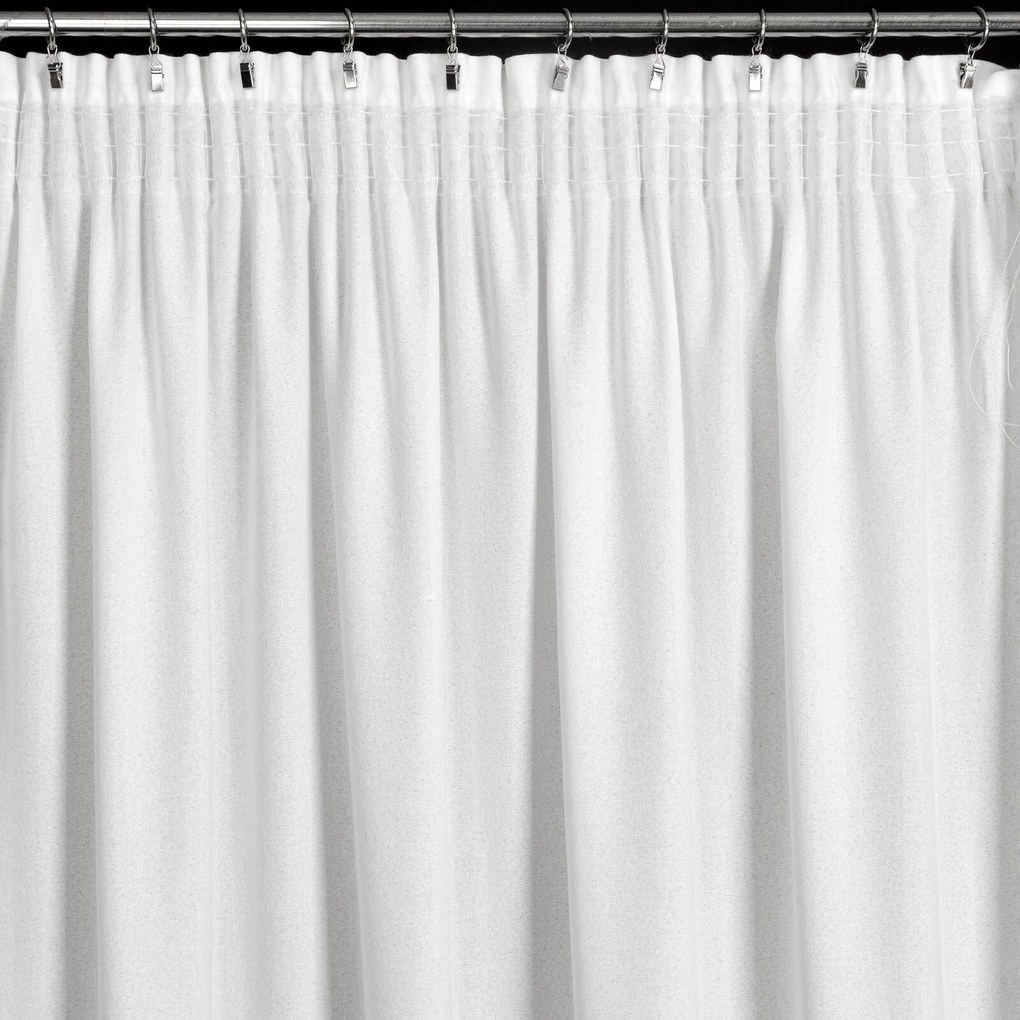 ZÁVES NA PÁSKE ERIS 140X270 CM BIELA