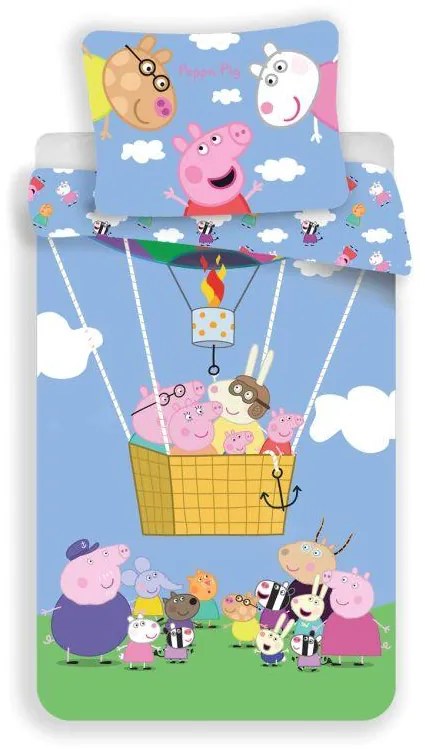 JERRY FABRICS Obliečky Peppa Pig 001 Bavlna 140/200, 70/90 cm