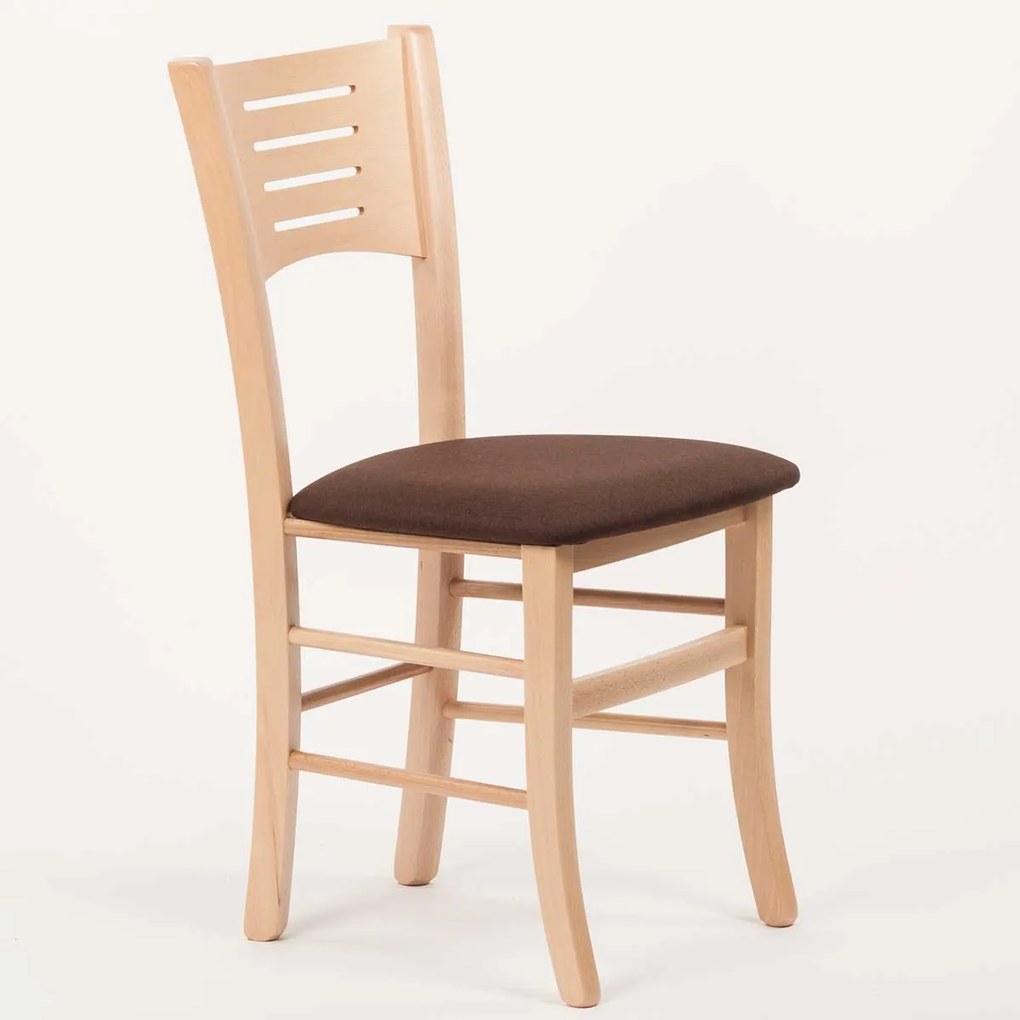 Stima Stolička VERONA s čalouněným sedákem Vyberte odtieň ->: Dub Sonoma, Vyberte látku ->: LUX Jeans 33