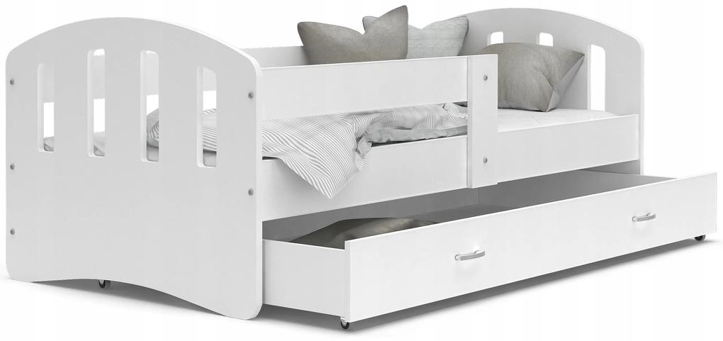 GL Detská posteľ Hana Biela Variant veľkosť postele: 140x80