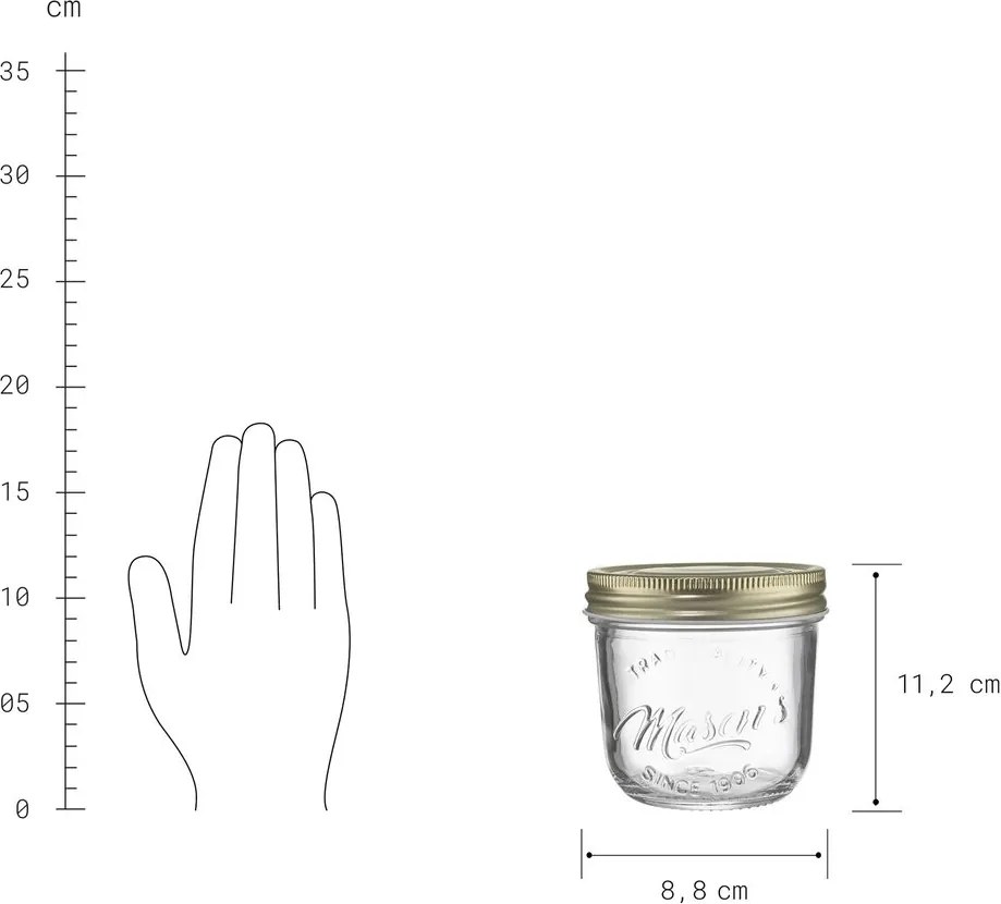 MASON'S Zaváraci pohár 220 ml