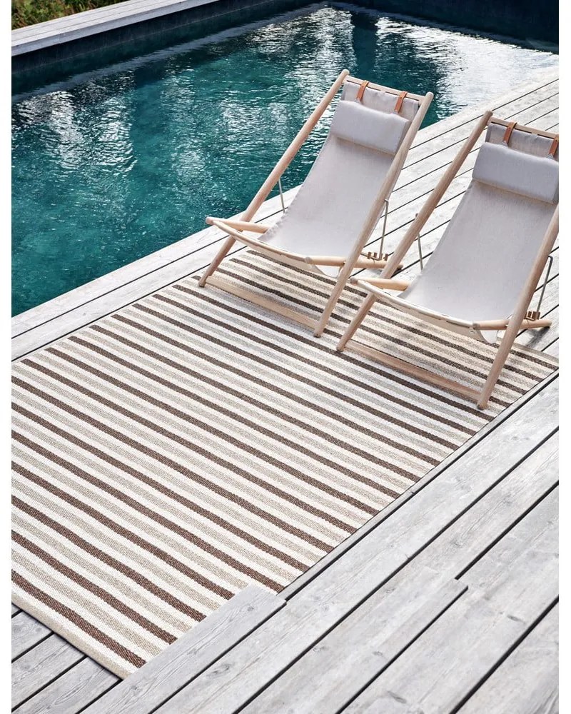 Béžový vnútorný a vonkajší koberec 70x120 cm Teo Brown – Pappelina