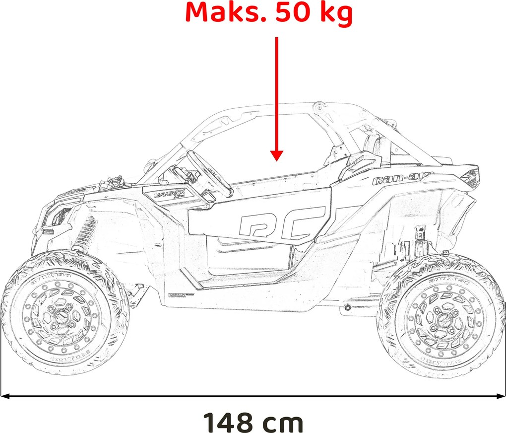 Ramiz Bugina Buggy Maverick Turbo RR modrá