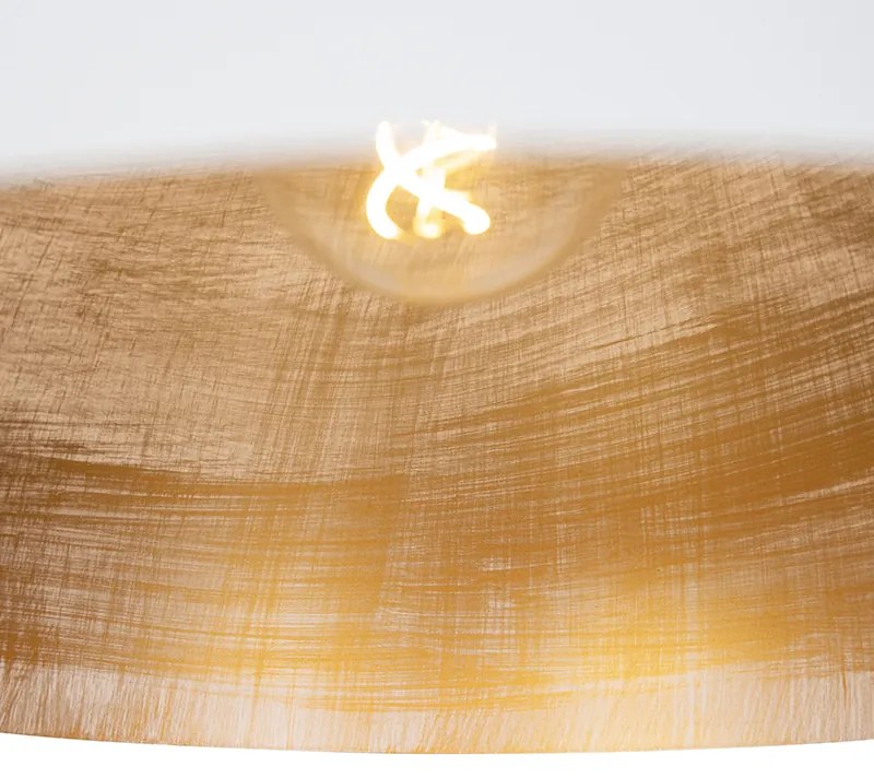 Priemyselné závesné svietidlo biele so zlatom 50 cm - Magna Eco