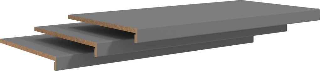 XXXLutz VKLADACIA POLICA, sivá, 107,5/5/46,5 cm Xora - Skrine - 000834013413