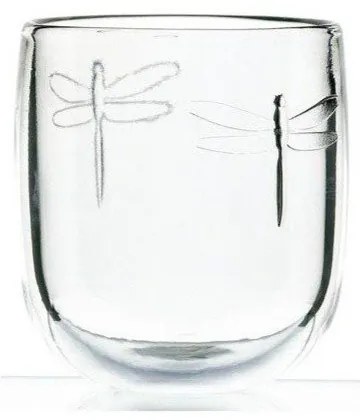 Sklenený pohár La Rochère Libellules, objem 280 ml