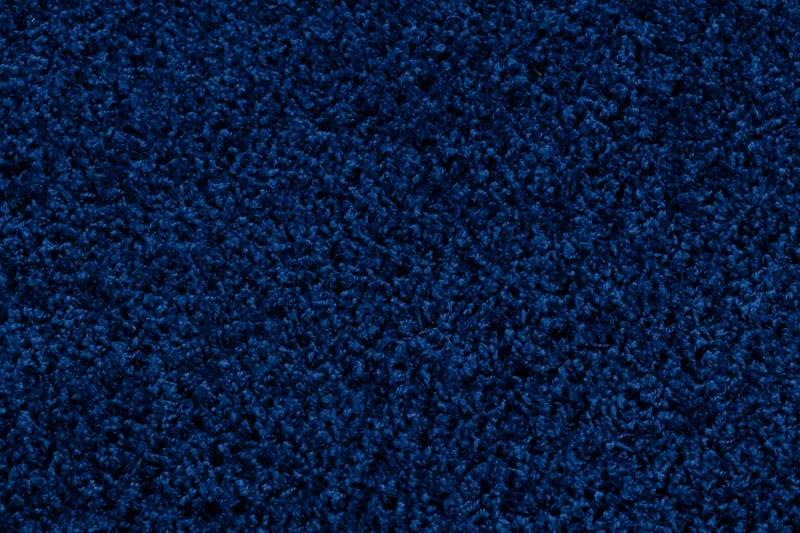 Behúň SOFFI shaggy 5cm tmavo modrá - do kuchyne, predsiene, chodby, haly Veľkosť: 80x150cm