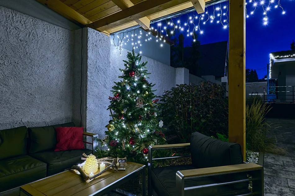 DECOLED LED sviečka, vosk, 5 x 7 cm, mandľová, sada 2 ks